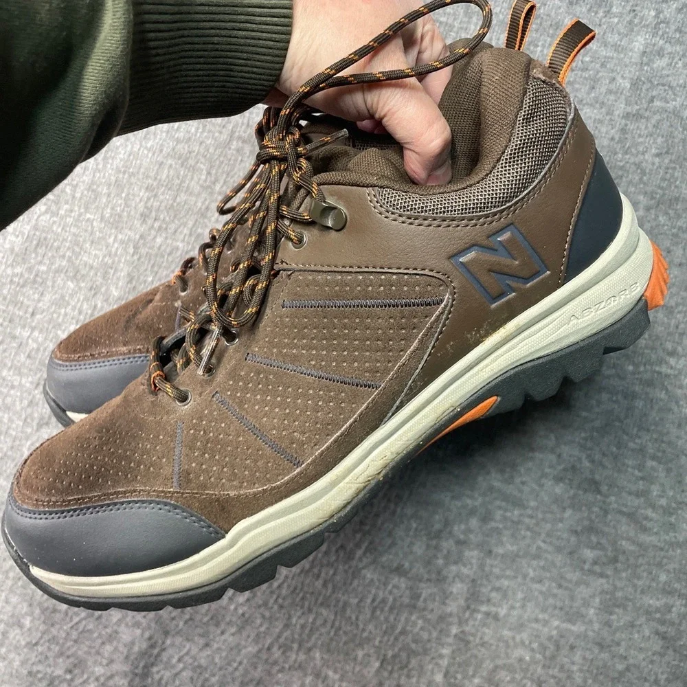 New Balance Hiking Boots MW1201 Mens 12.5 Brown Suede Lace-Up Outdoor Trail‎